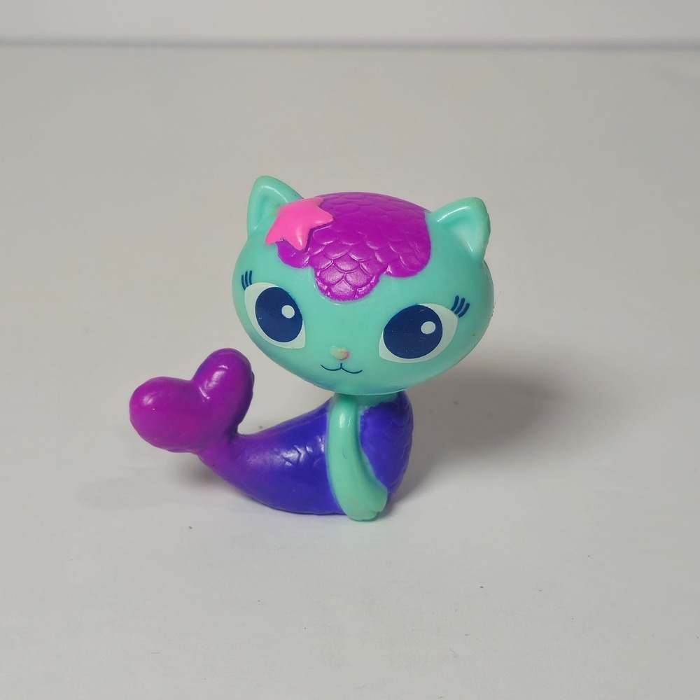 Gabby's Dollhouse Mercat Mini Action Figure Kids OS Teal Purple Excellent Toy